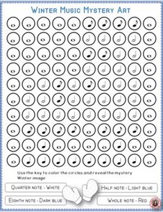 Téli ritmusszínező